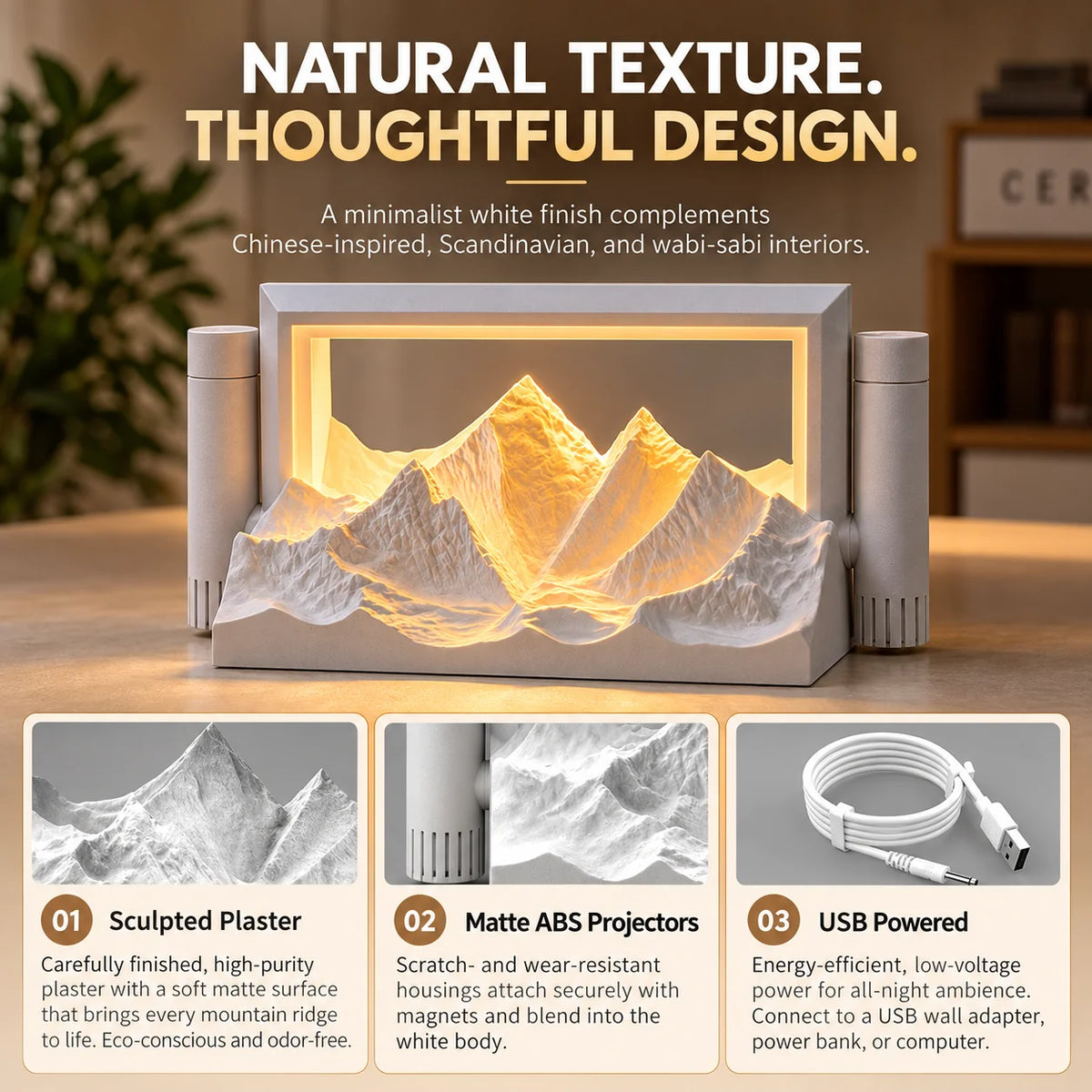 STELLIX™ Mountain Projection Lamp