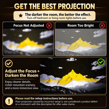 STELLIX™ Mountain Projection Lamp